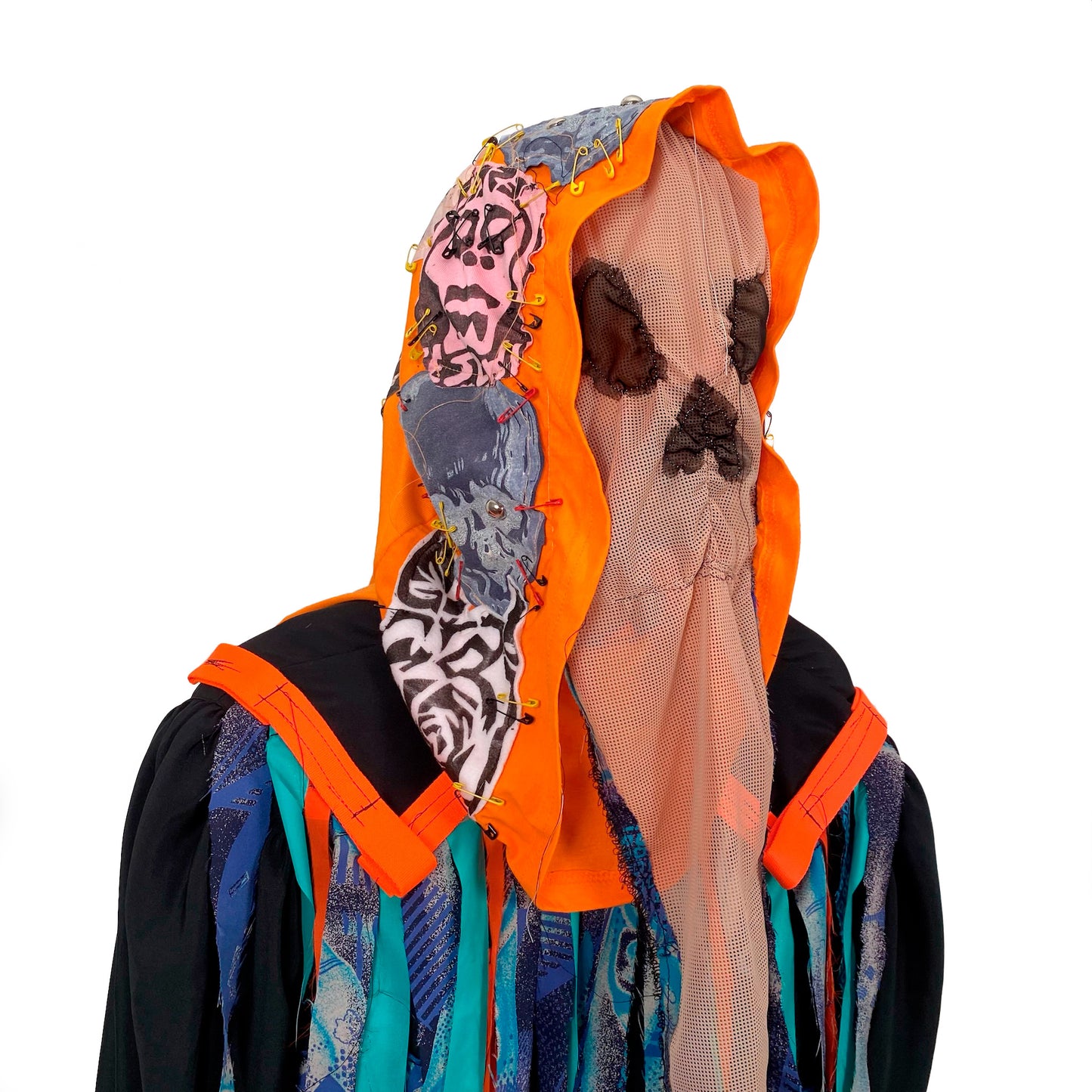 Orange Parka Patchwork Head Cover