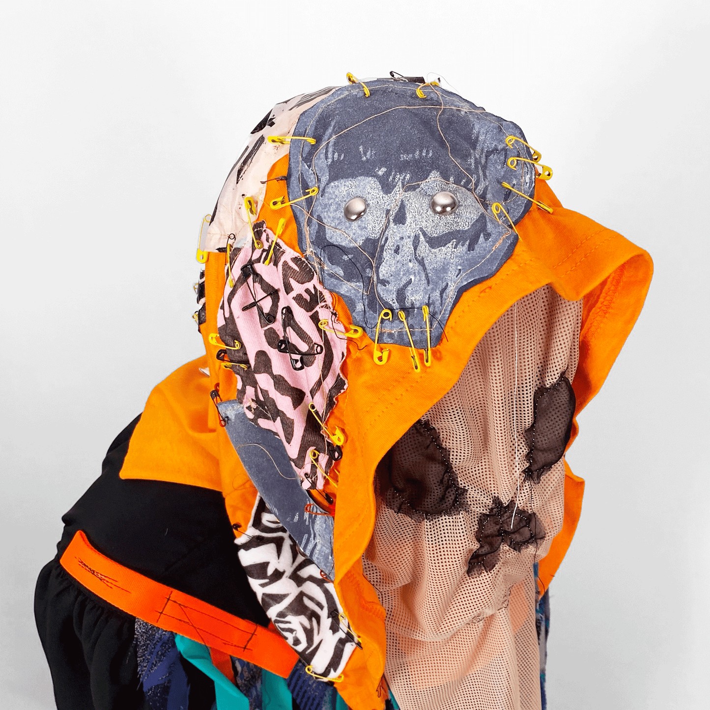 Orange Parka Patchwork Head Cover