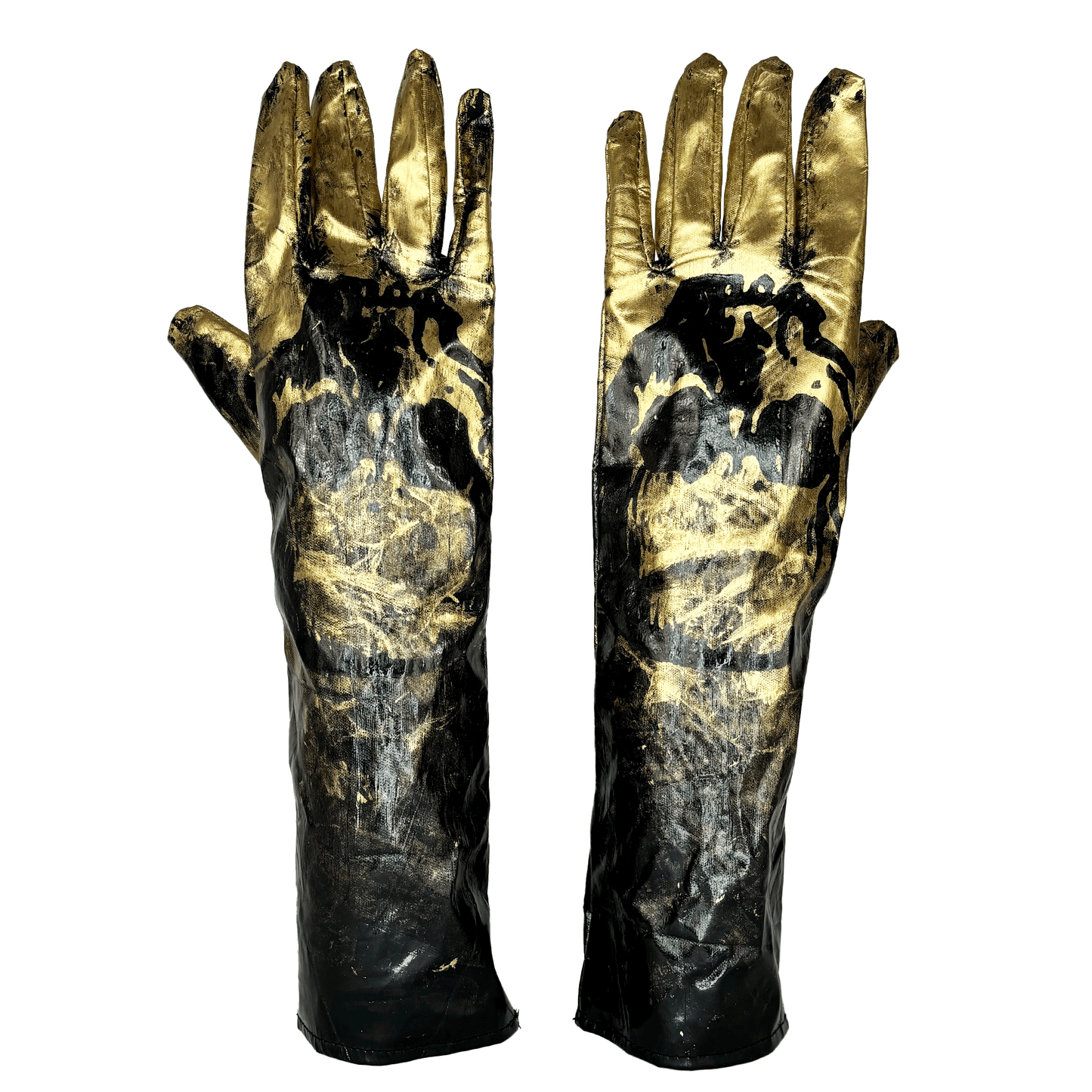 Golden Skull Gloves