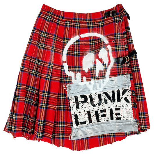 Punk Life Tartan Kilt Skirt