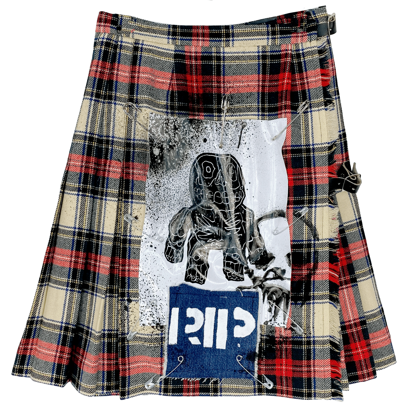 Little Monster Tartan Skirt