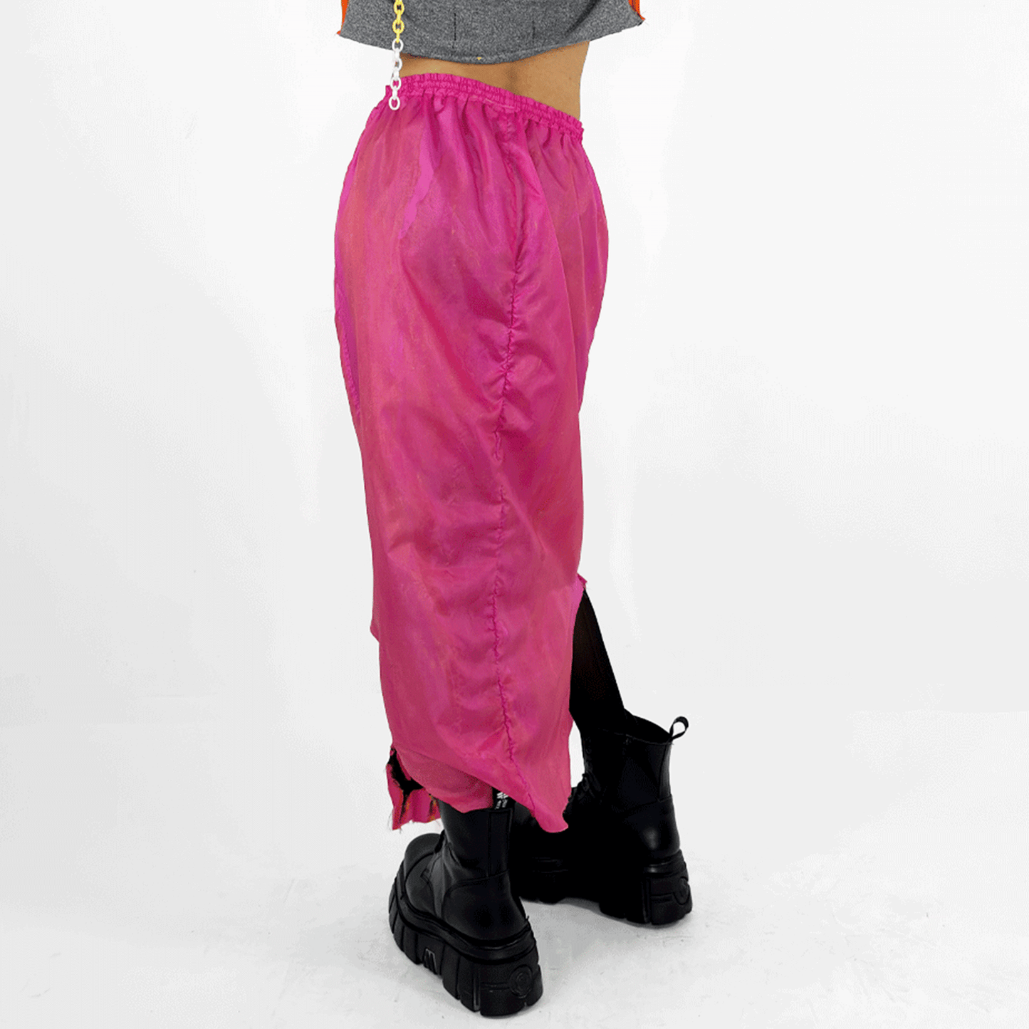 Underground Long Pink Sport Skirt