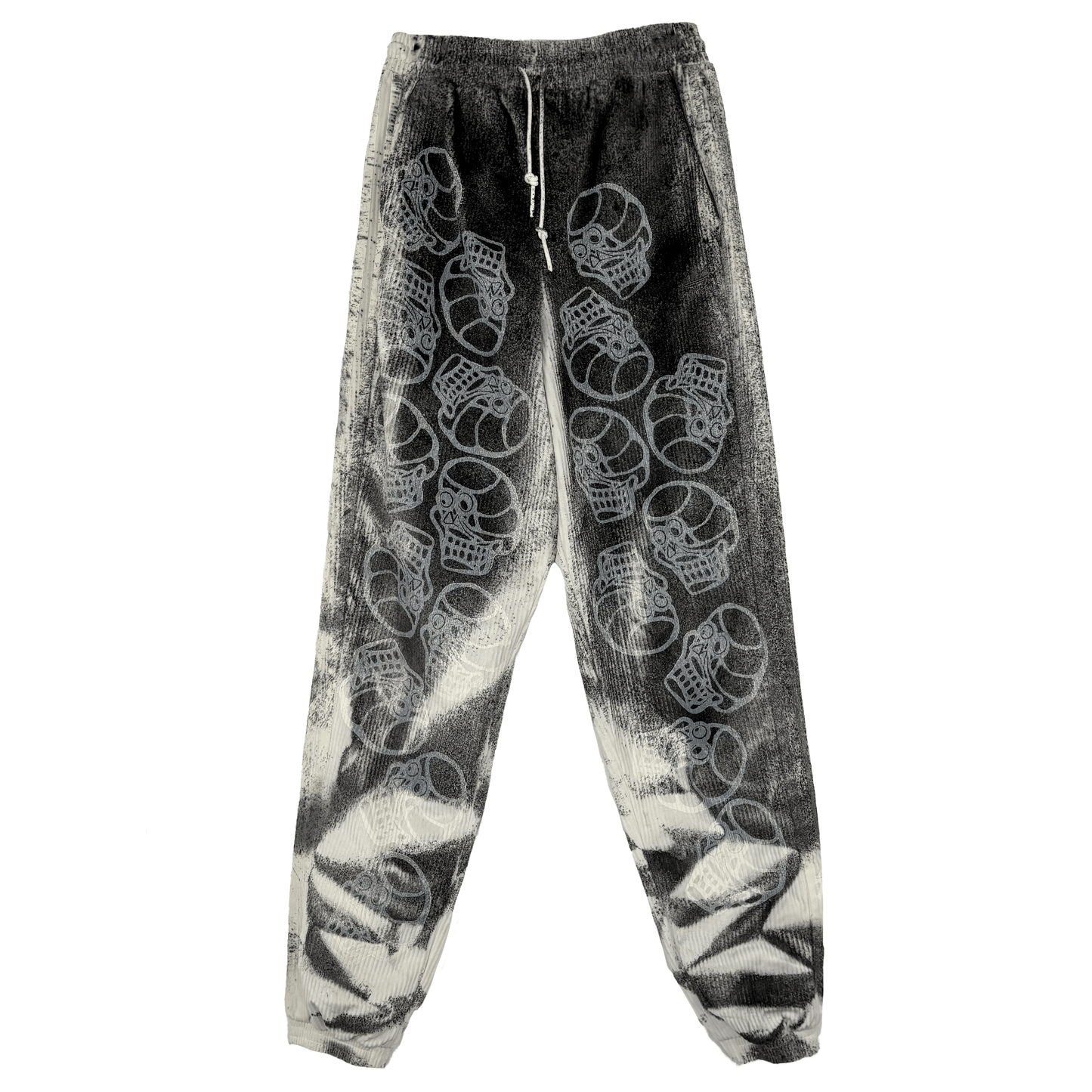 Sporty Crazy Skull Pants