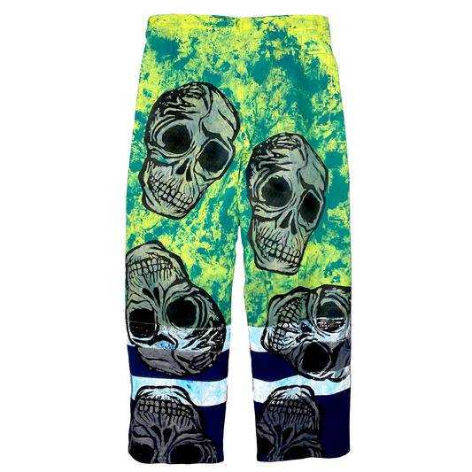 Mega Skull Worker Oversize Pants