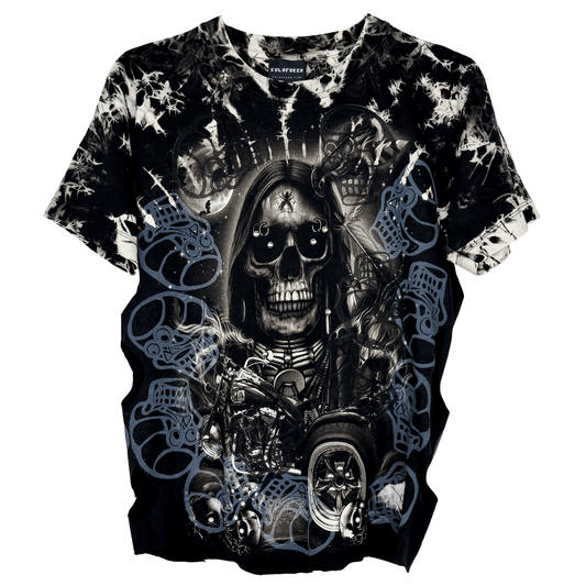 Moto Metal Skull T-Shirt