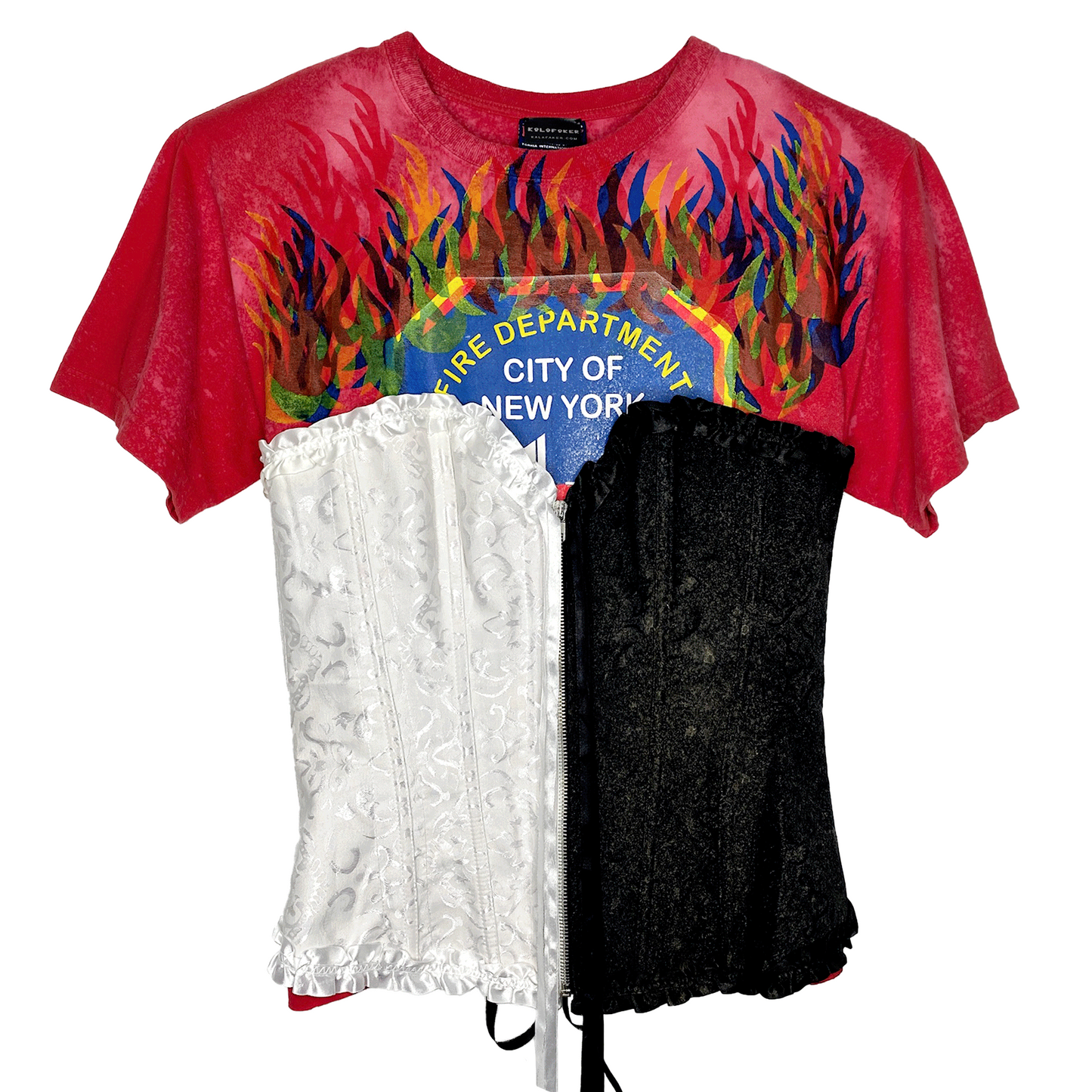 NY On Fire Corset T-Shirt