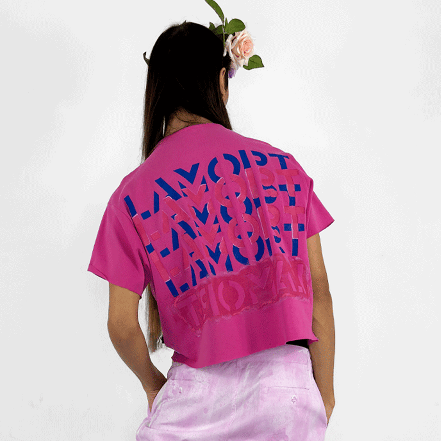 Pink LaMort Polo T-Shirt