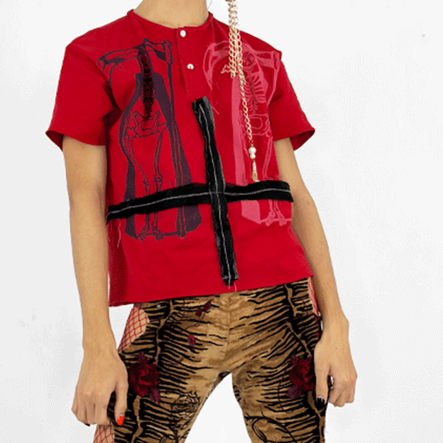 Red La Mort Polo T-Shirt