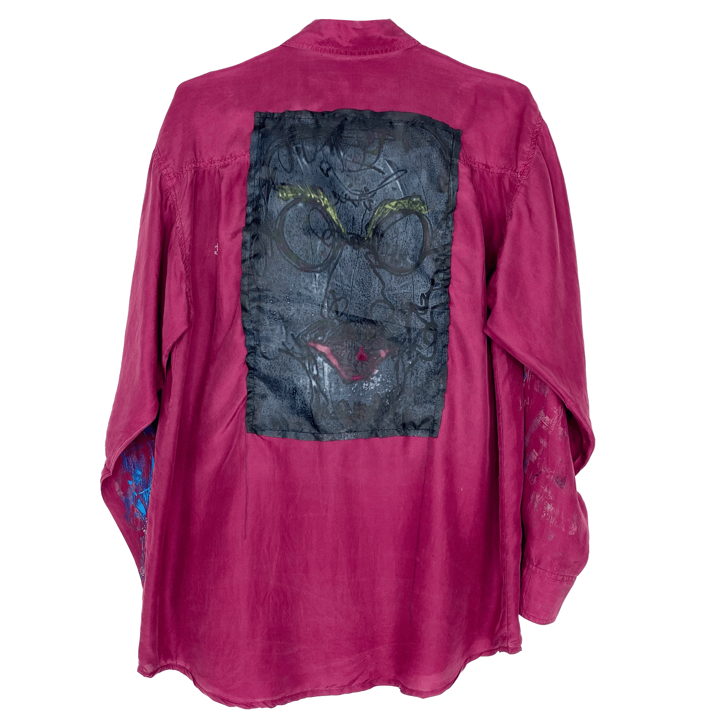 Monster Face Silk Shirt