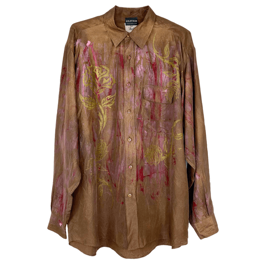 Golden Rose Silk Shirt