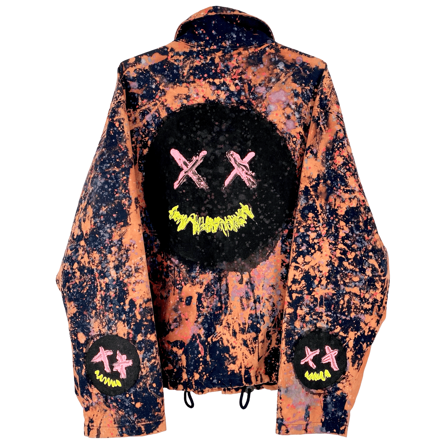 Dripping Black Faces Denim Jacket