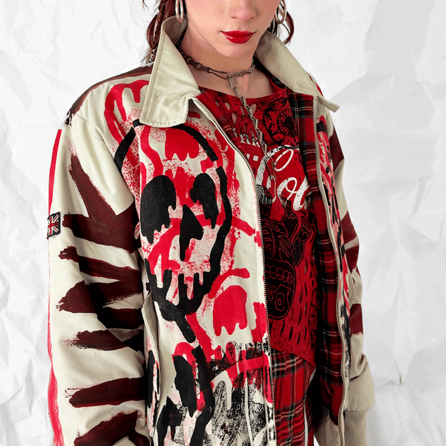 Punk Life In Red Jacket