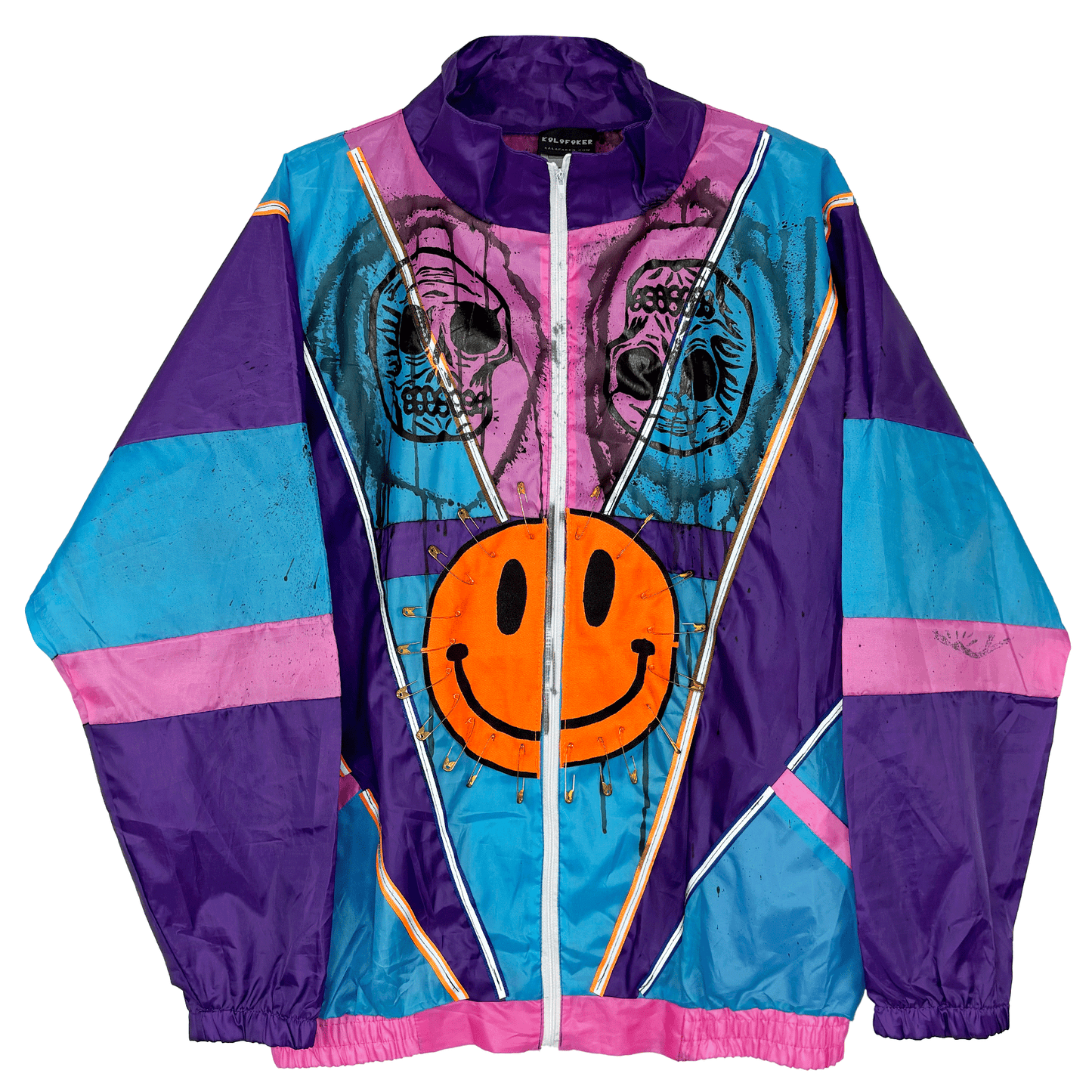 Neon Face Track Jacket