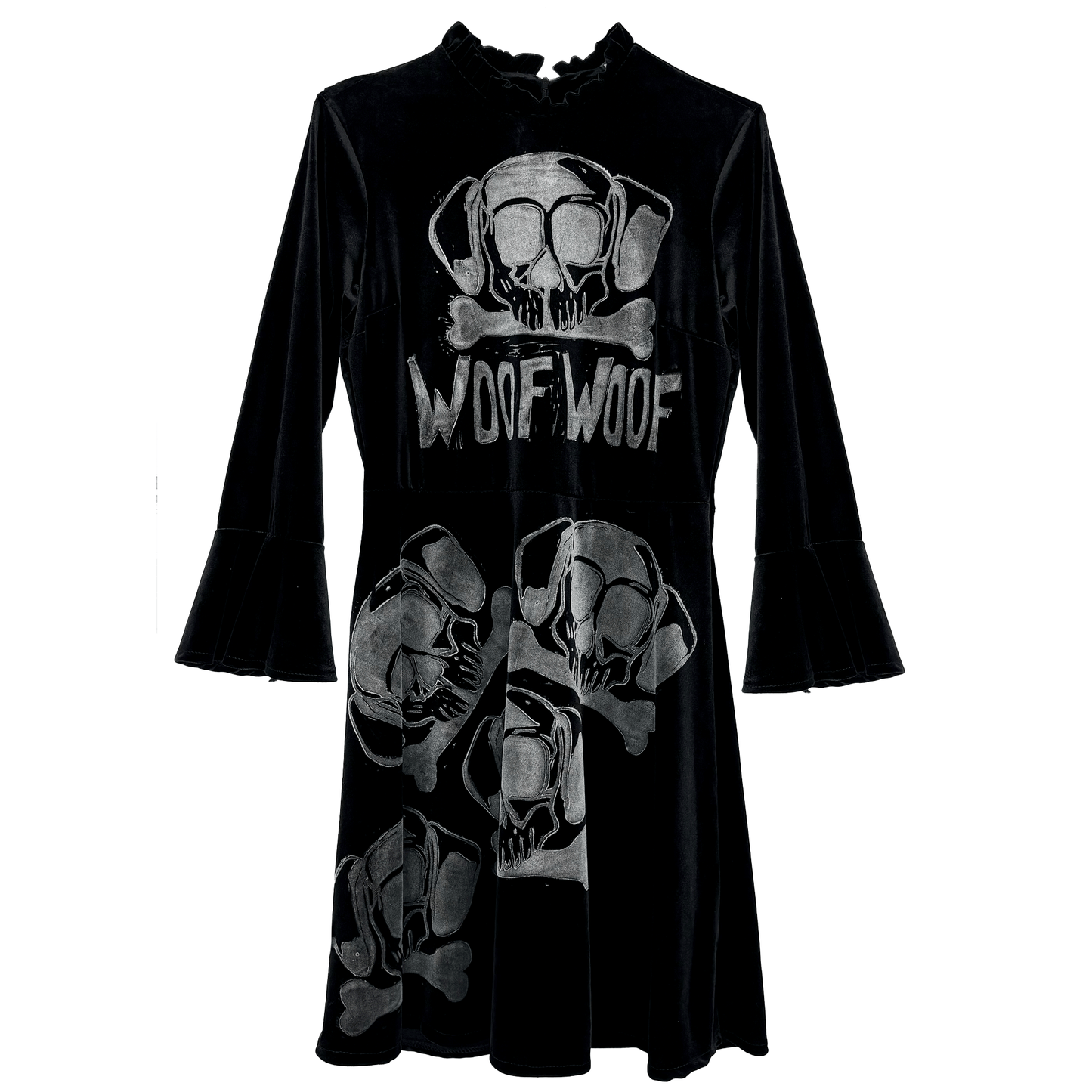 Vamp Woof Woof Velvet Dress