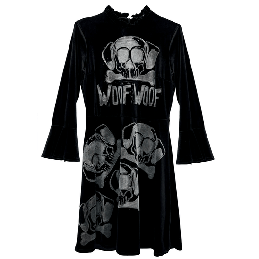 Vamp Woof Woof Velvet Dress