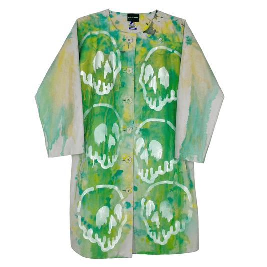 Melted Skulls Windbreaker Coat